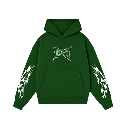 Buttefly Emblem - Hoodie clásico green