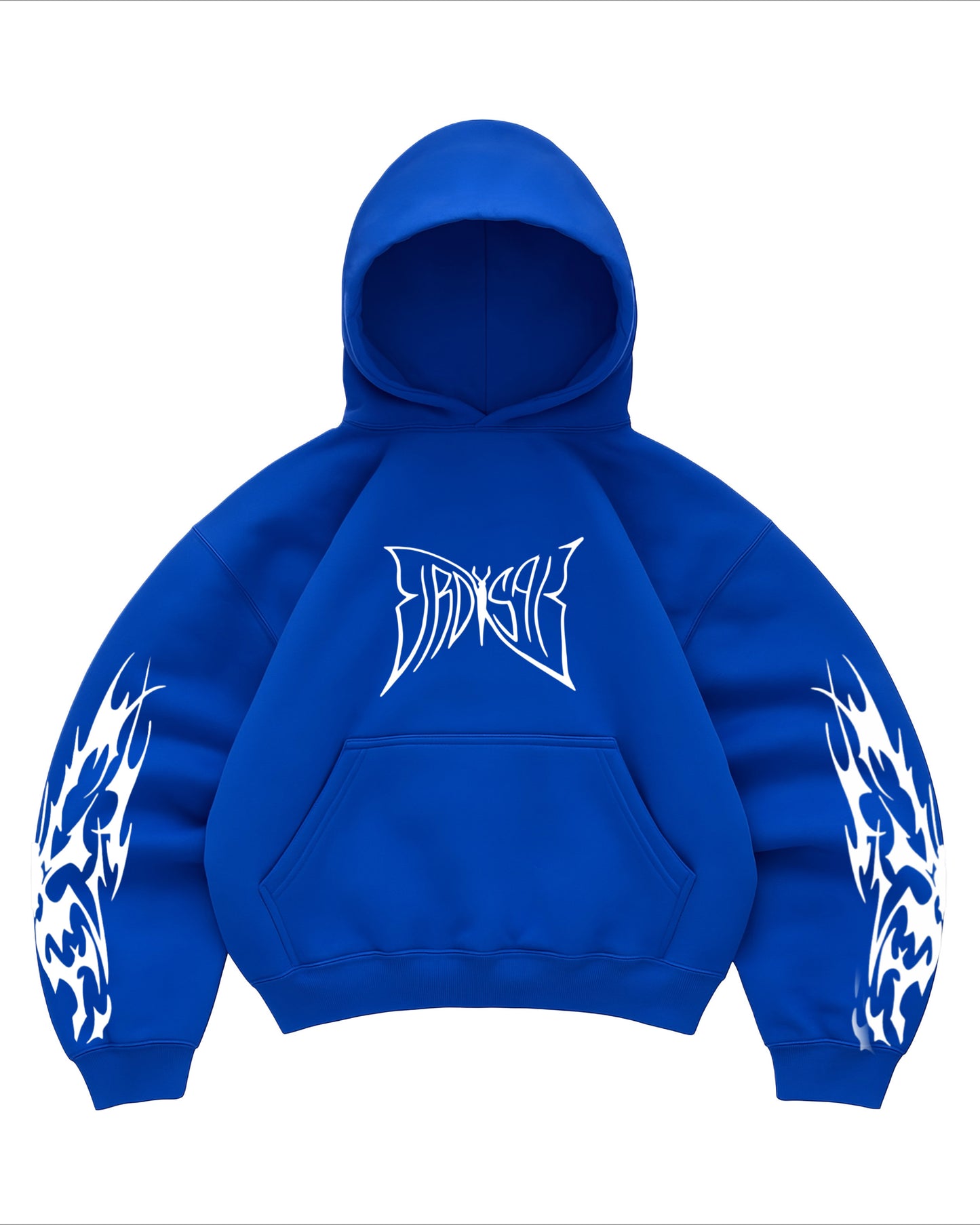 Hoodie butterfly club world modelo manga globo azul