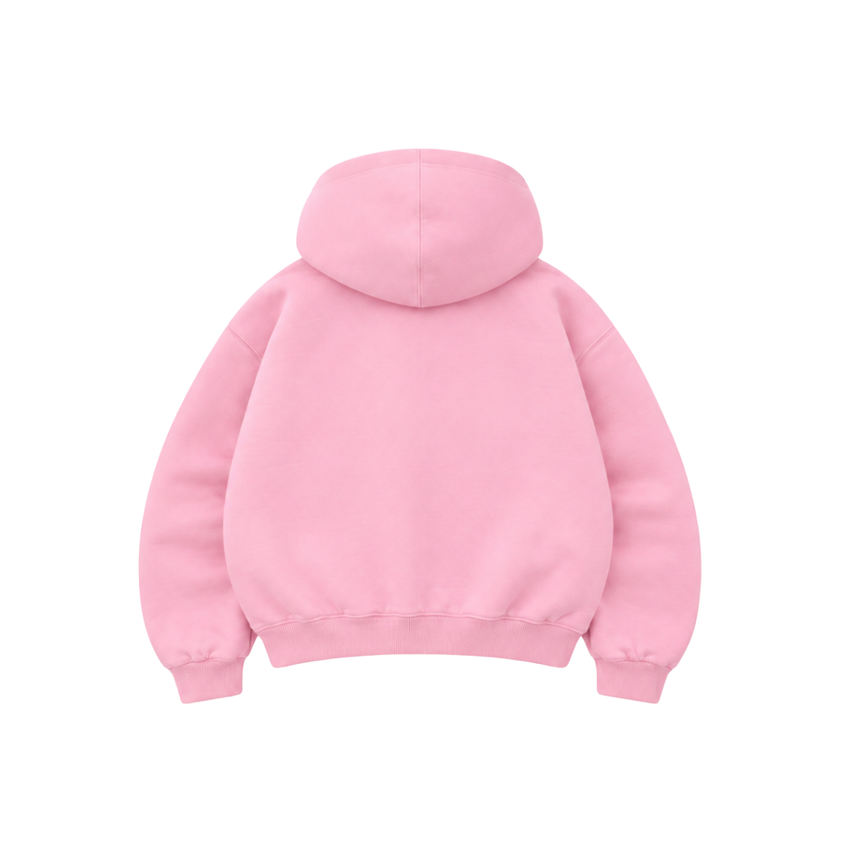Basic Pink - Hoodie Zip Mangas Globos