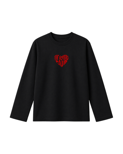 The lovers club- Camiseta manga larga Black