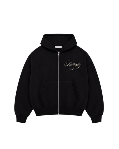 Cherry - Hoodie zip Clásico black
