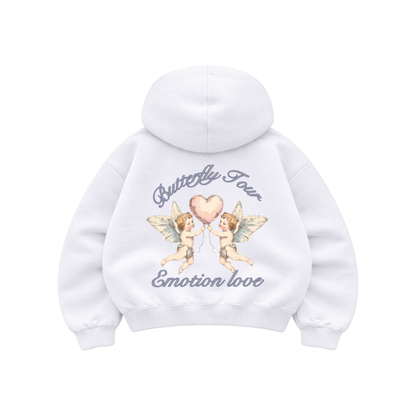 Archangel in Love - Hoodie Mangas Globo White