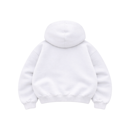 Basic White - Hoodie Mangas Globo