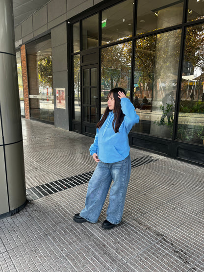 Basic sky blue - Hoodie Classic