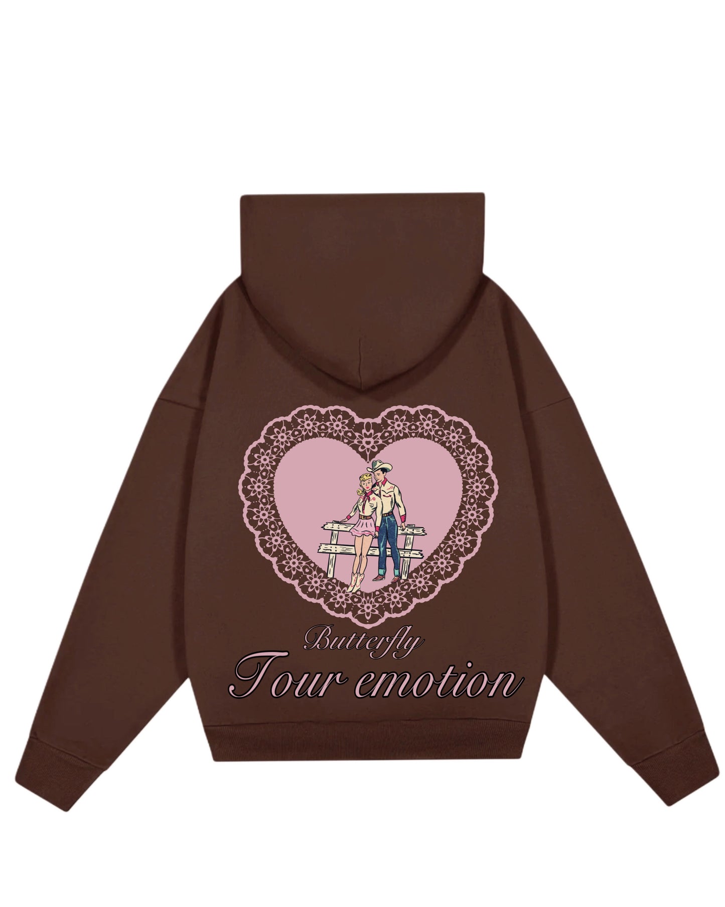 Hoodie emotion love modelo clásico