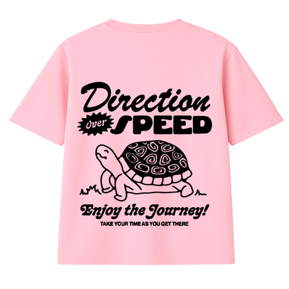 t-shirt speed modelo recto rosado