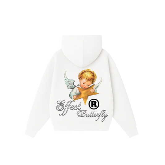 Effect Butterfly Angel - Hoodie Clásico white