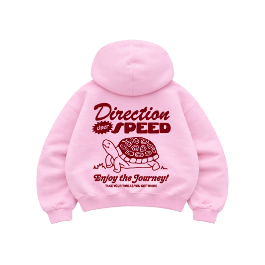 Speed - Hoodie Zip Mangas Globos Pink