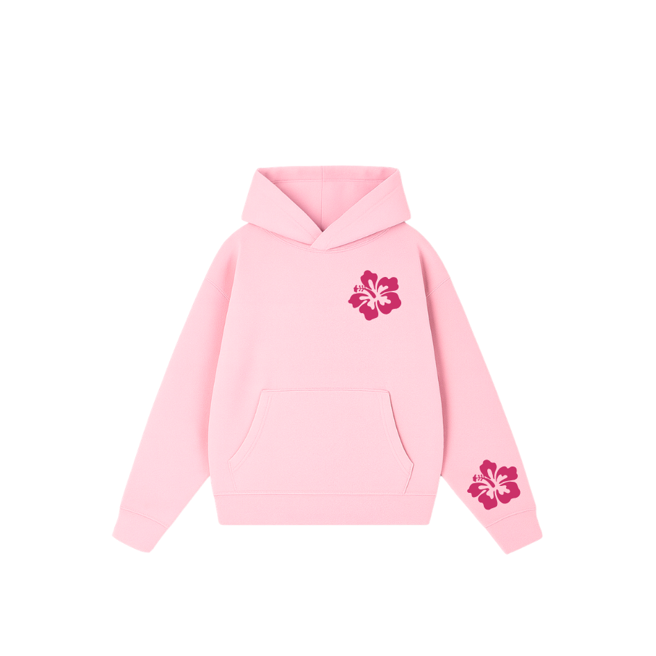 Hoodie collect memories modelo clásico pink