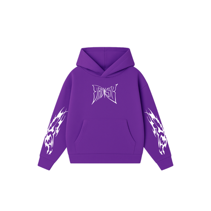 Buttefly Emblem - Hoodie clásico purple