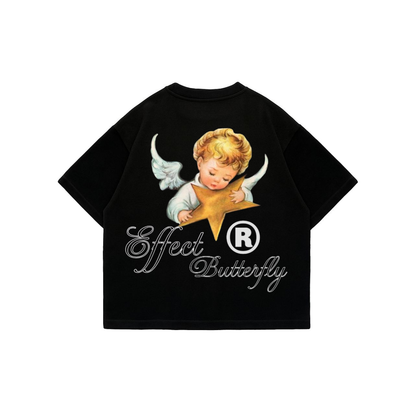 Effect Butterfly - Black Premium Boxy T-Shirt