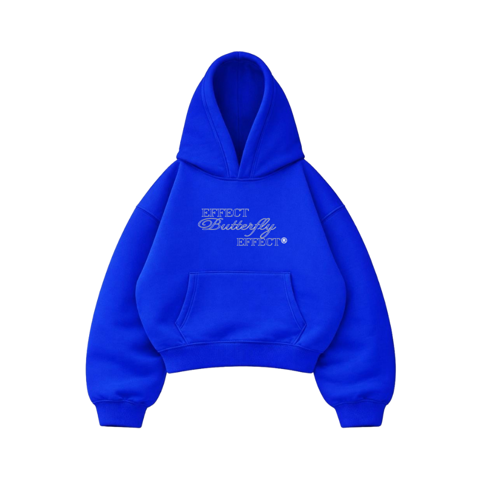 Effect Butterfly Blue - Hoodie Mangas Globo