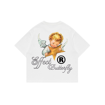 Effect Butterfly - White Premium Boxy T-Shirt