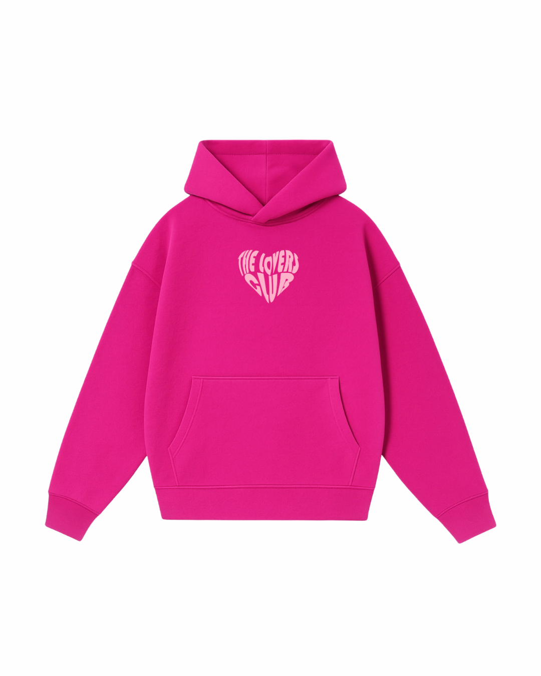 The lovers club  - Hoodie clásico pink  puff
