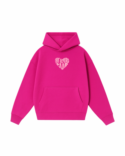The lovers club  - Hoodie clásico pink  puff