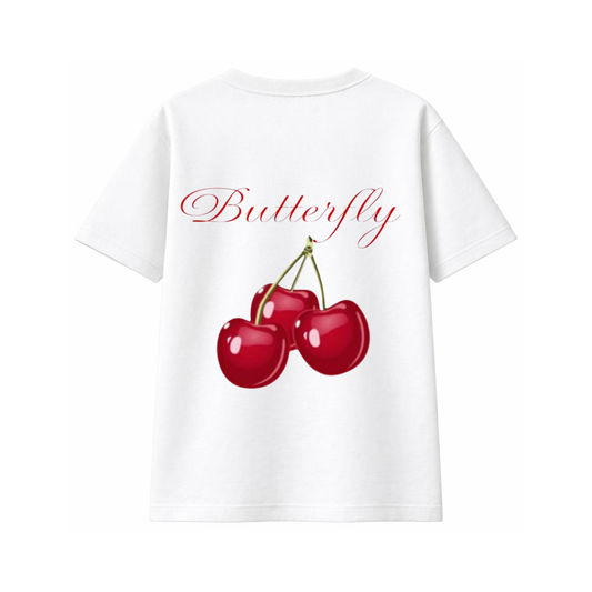 Red Cherry - White Premium Clasic T-Shirt