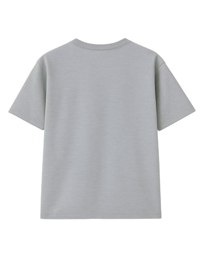 t-shirt basic gris    modelo recto