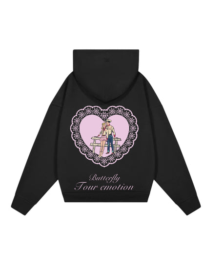 Hoodie emotion love modelo clásico