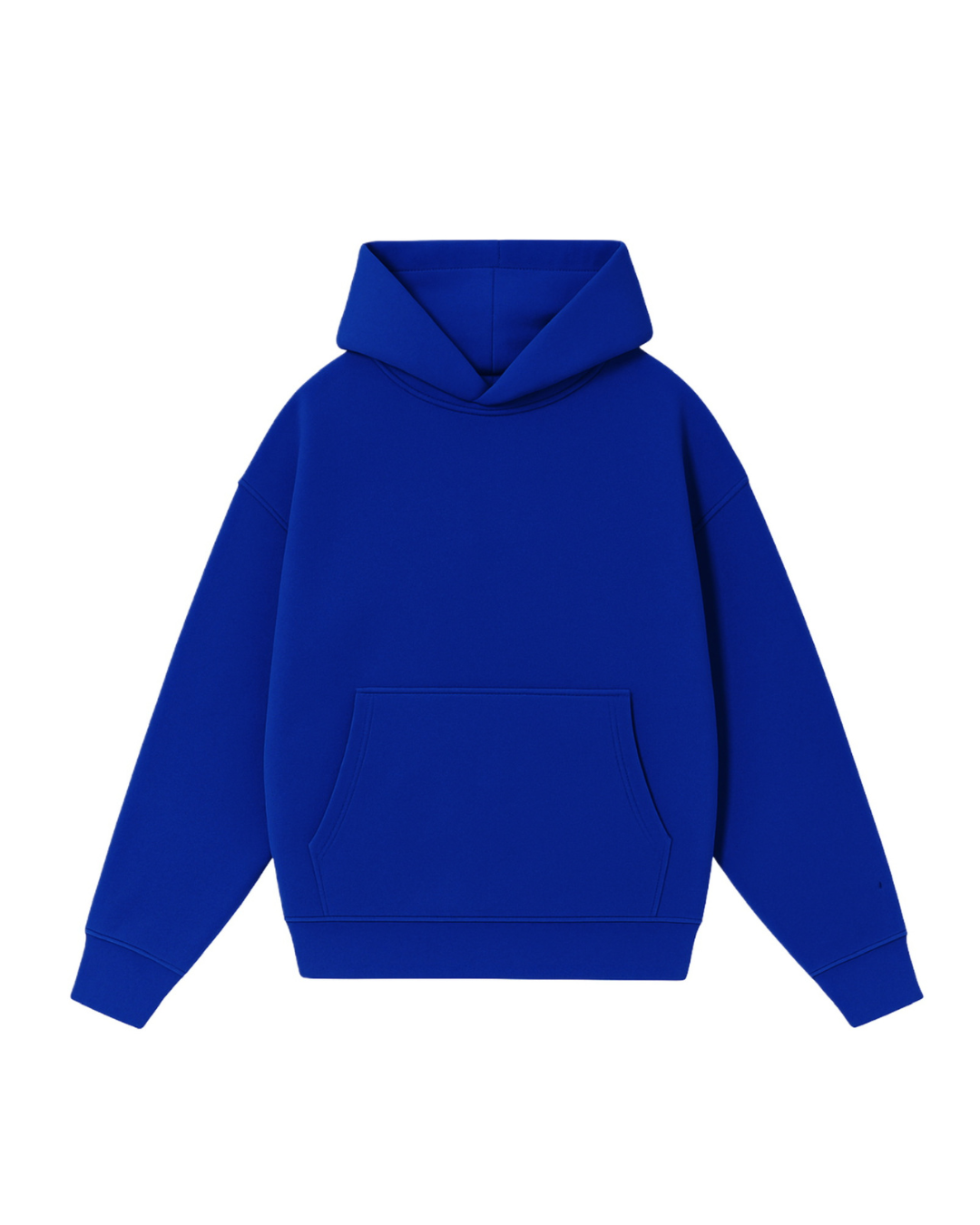 Hoodie basic azul rey modelo clásico