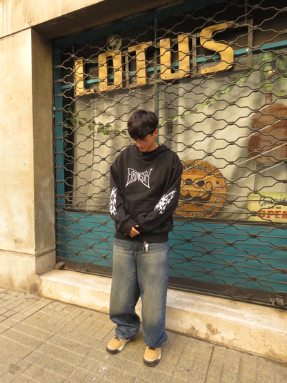 Hoodie butterfly  modelo mangas globo ⭑