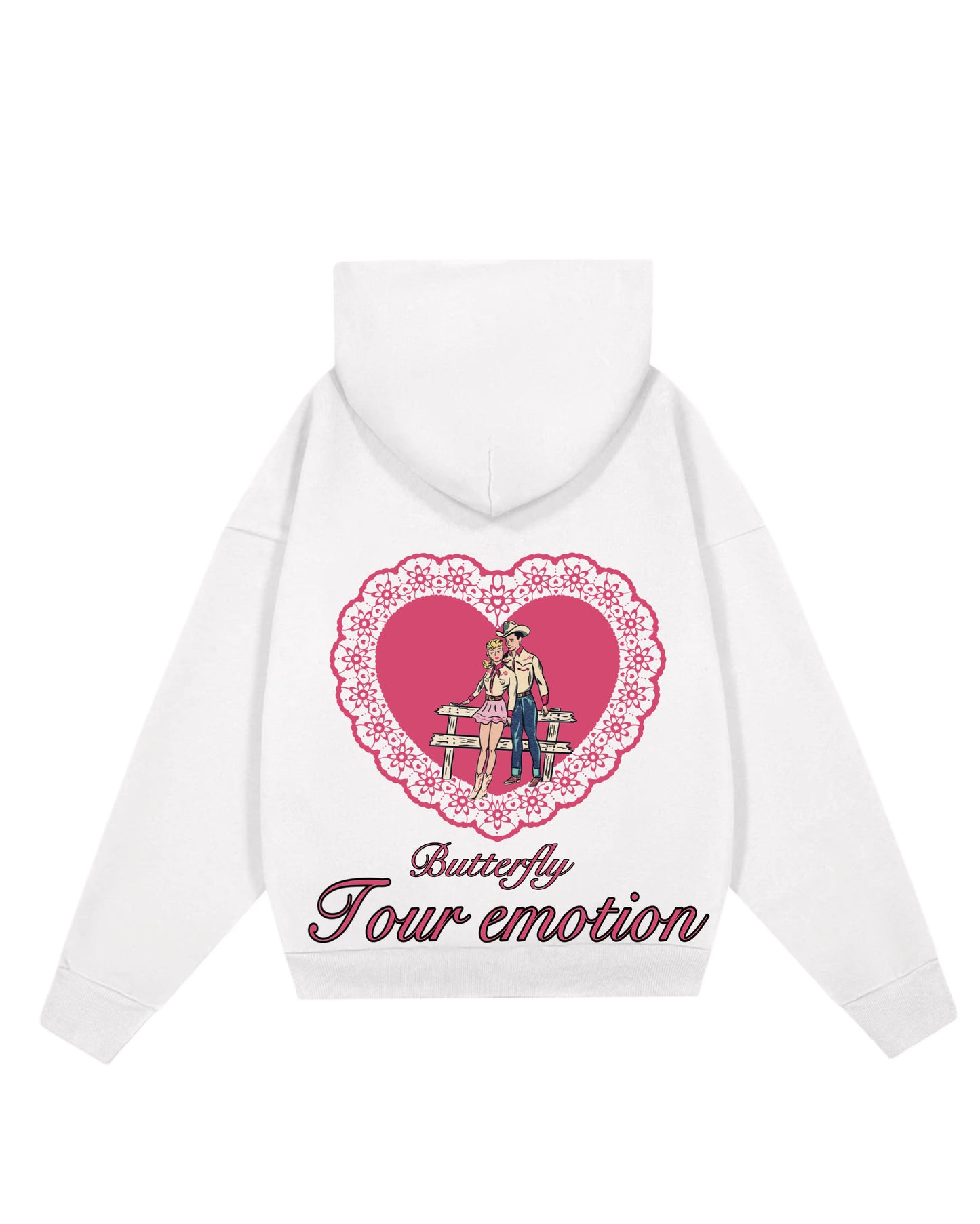 Hoodie emotion love modelo clásico