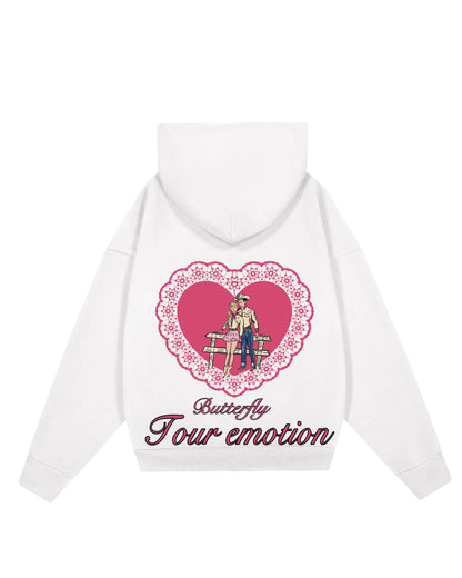 Hoodie emotion love modelo clásico