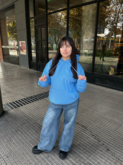Basic sky blue - Hoodie Classic