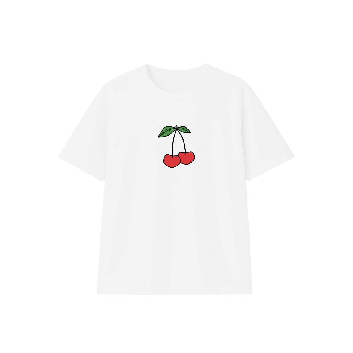 Camiseta cherry  modelo  recto black friday