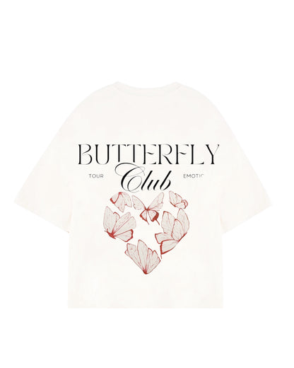 Camiseta Butterfly world club   modelo  oversized