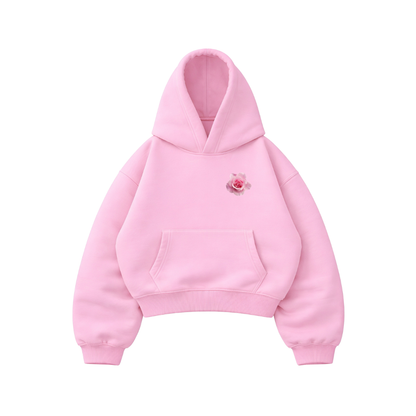 Expect Nothing Pink - Hoodie Mangas Globo