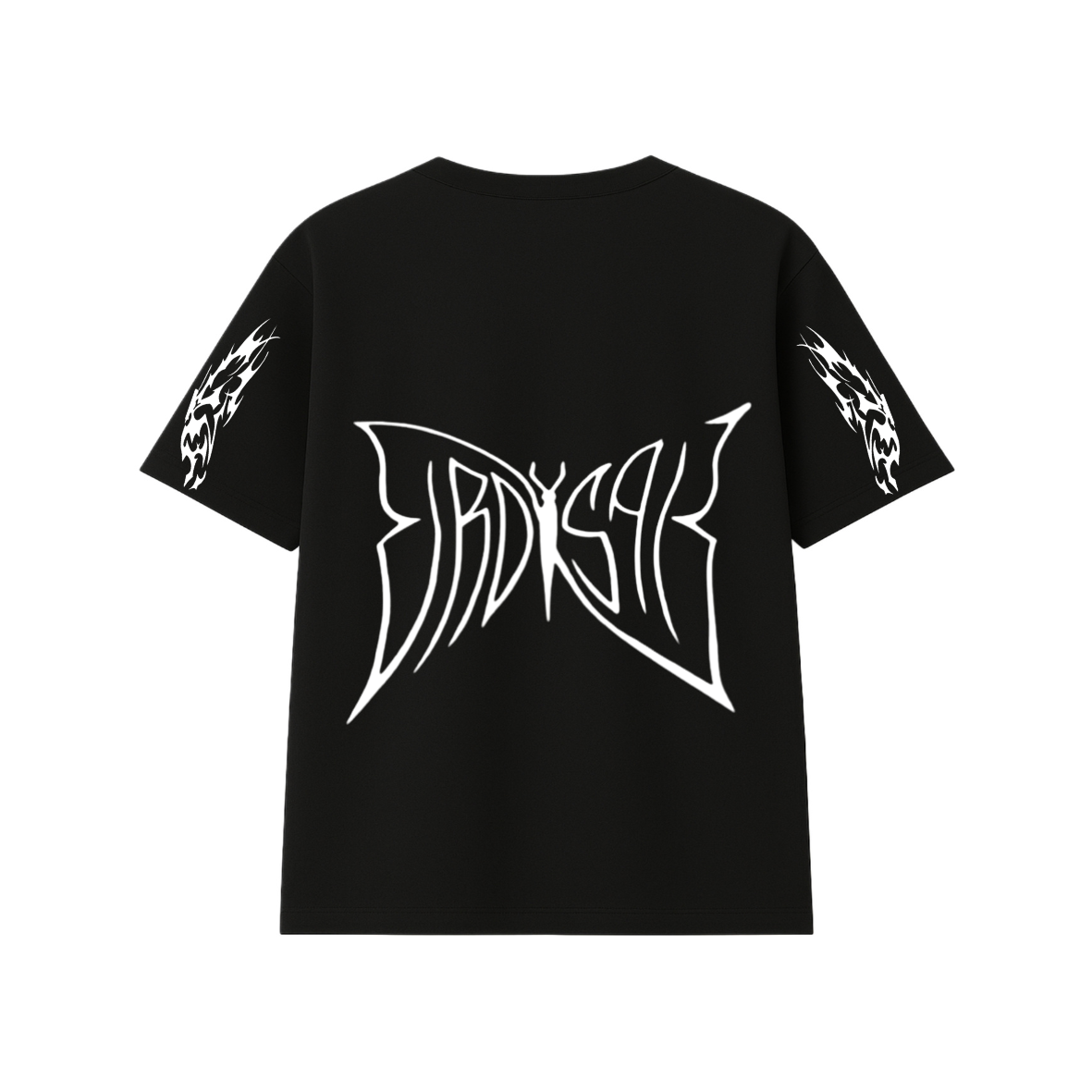 Butterfly Emblem - Black Premium Clasic T-Shirt