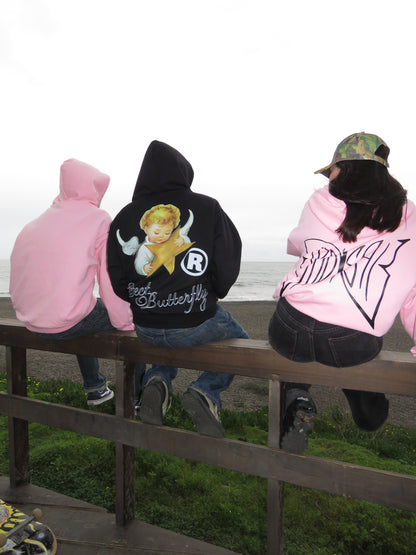 Effect Butterfly Black - Hoodie Mangas Globo