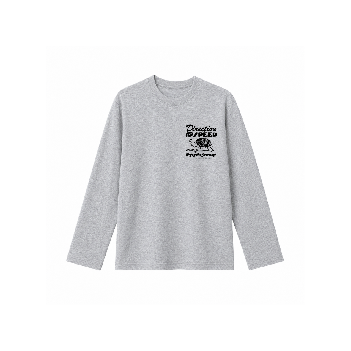 Speed-  Camiseta Manga Larga grey