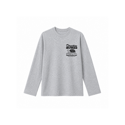 Speed-  Camiseta Manga Larga grey
