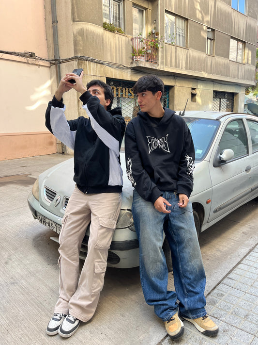 Hoodie butterfly  modelo mangas globo ⭑