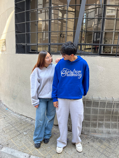 Far From Ordinary - Hoodie Mangas Globo Blue