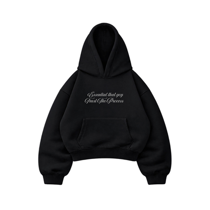 Trust The Process  - Hoodie Mangas  Globo Black