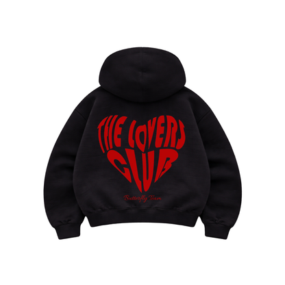 Lovers Club Black - Hoodie Mangas Globo