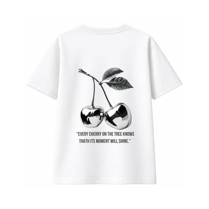 Cherry Silver - Premium Clasic T-Shirt white