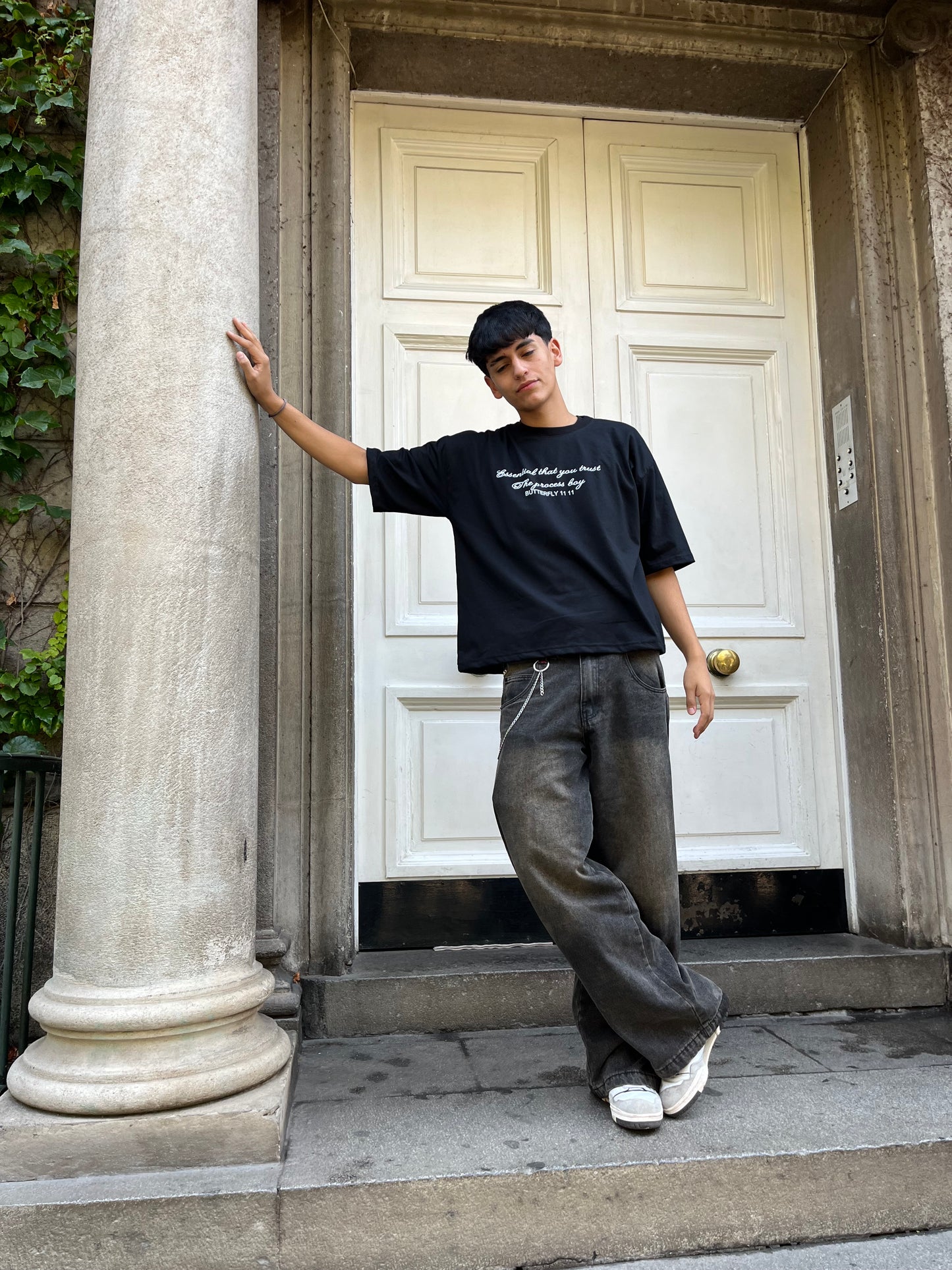 Trust The Process - Black Premium Boxy T-Shirt