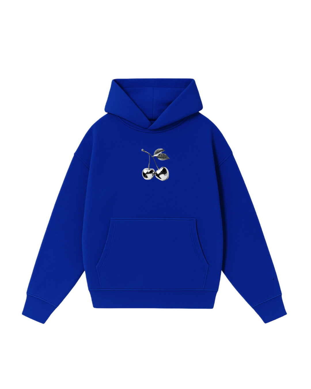 Hoodie cherry modelo clásico azul rey
