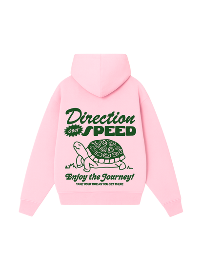 Hoodie tortoise modelo clasico pink