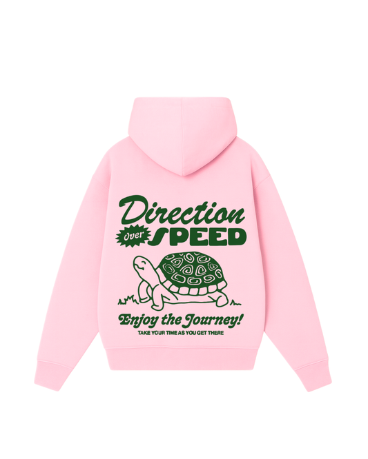 Hoodie tortoise modelo clasico pink