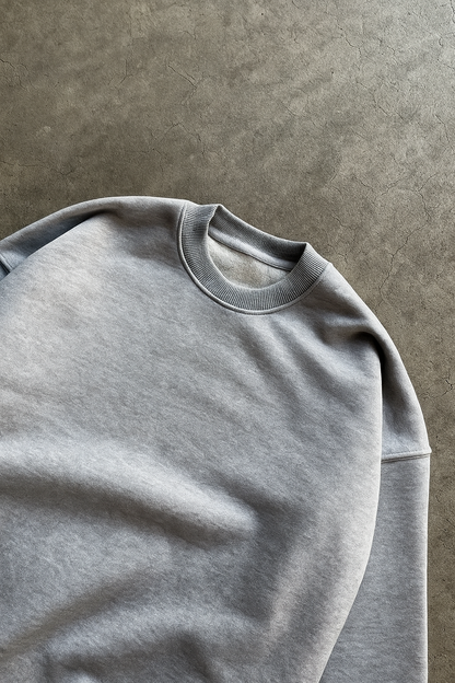 Polo basic gris modelo clasico