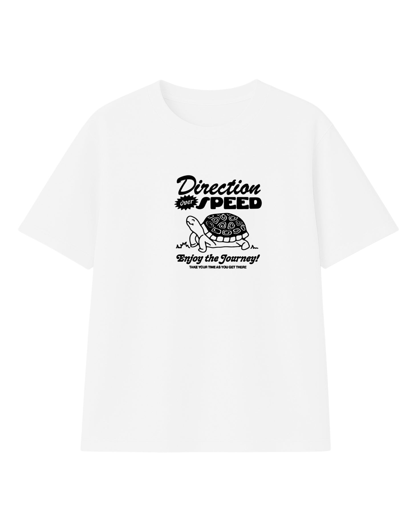 t-shirt speed modelo recto blanco
