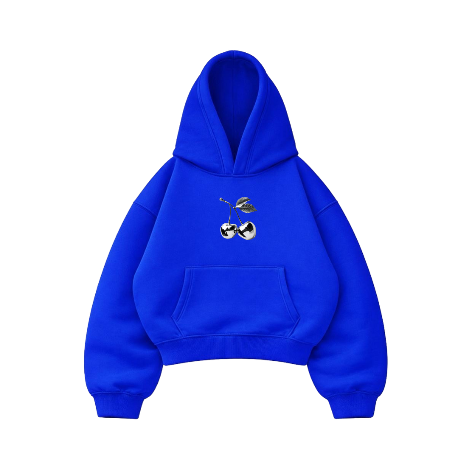 Cherry Silver - Hoodie Mangas Globo Blue