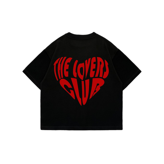 Lovers Club - Black Premium Boxy T-Shirt