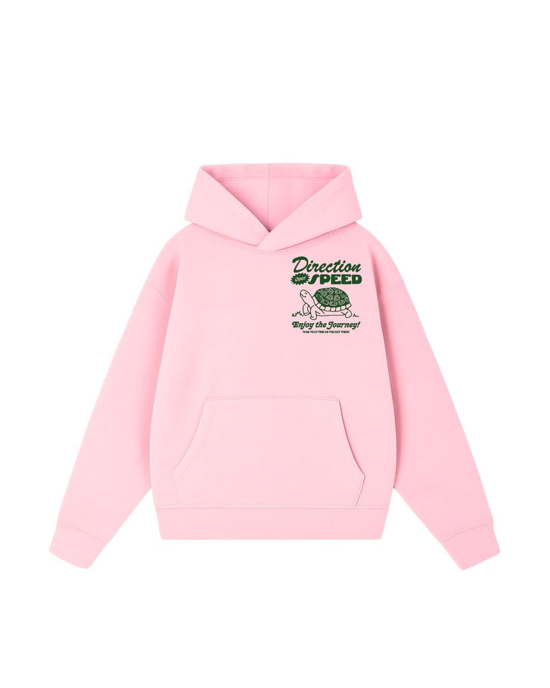 Hoodie tortoise modelo clasico pink