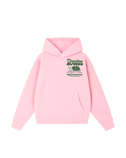 Hoodie tortoise modelo clasico pink
