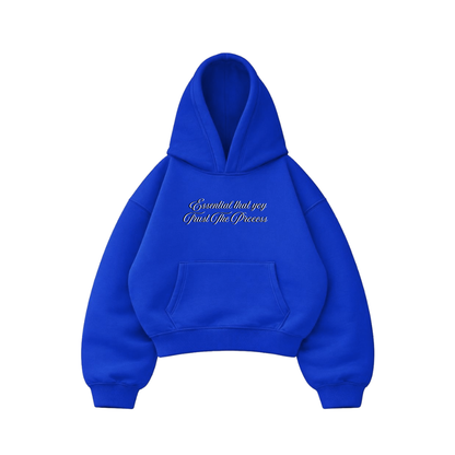 Trust The Process - Hoodie Mangas Globo Blue